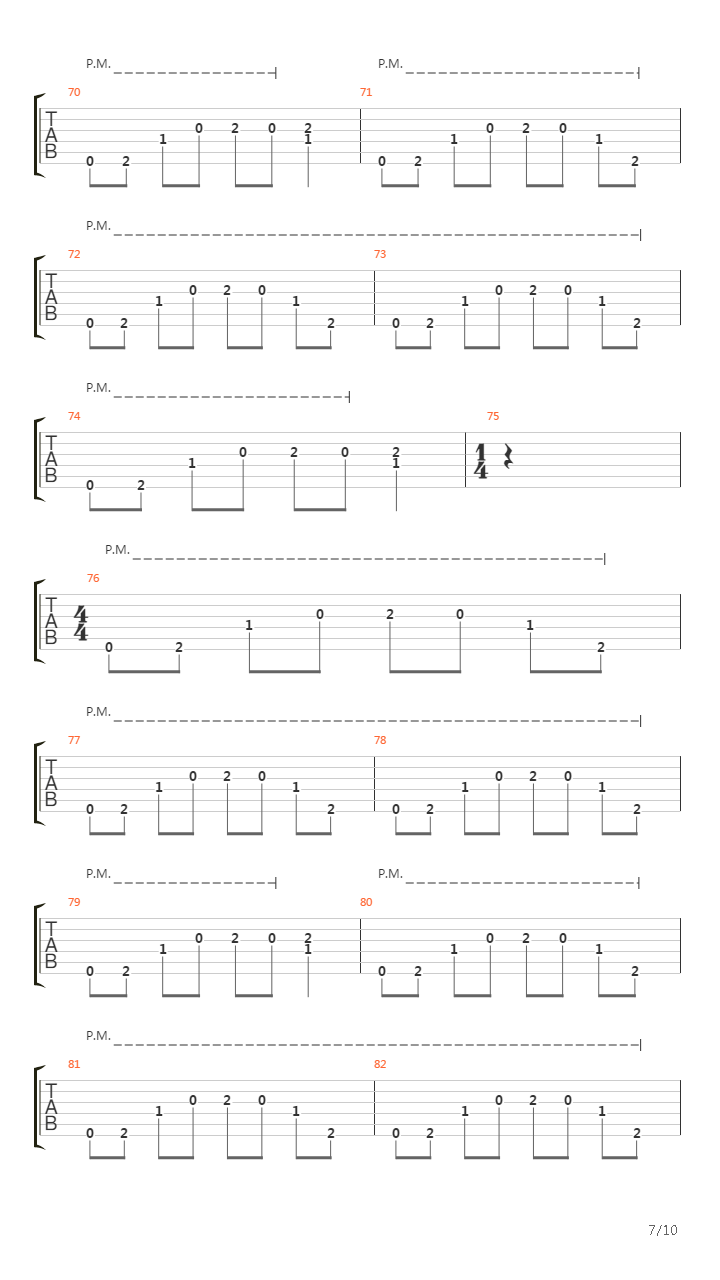 Multiple Beings吉他谱