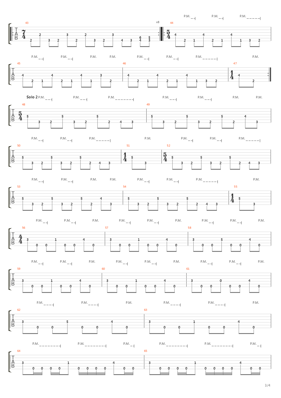 The Level Of Perception吉他谱