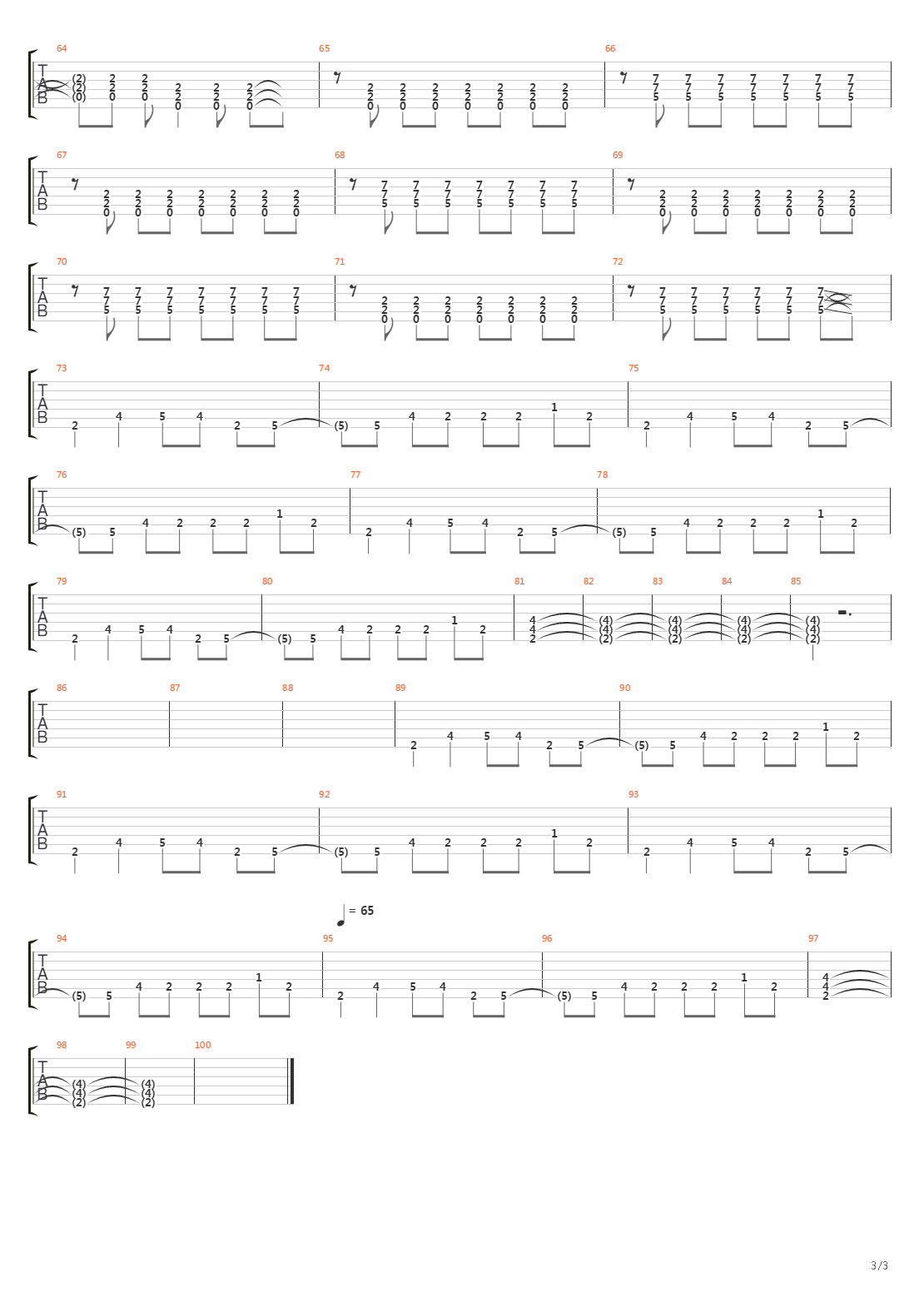 Lines吉他谱