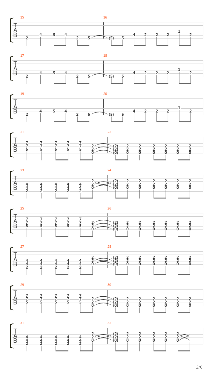 Lines吉他谱