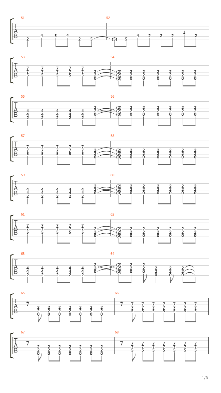 Lines吉他谱