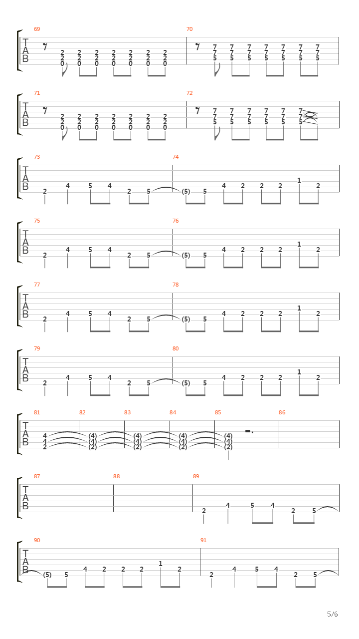 Lines吉他谱