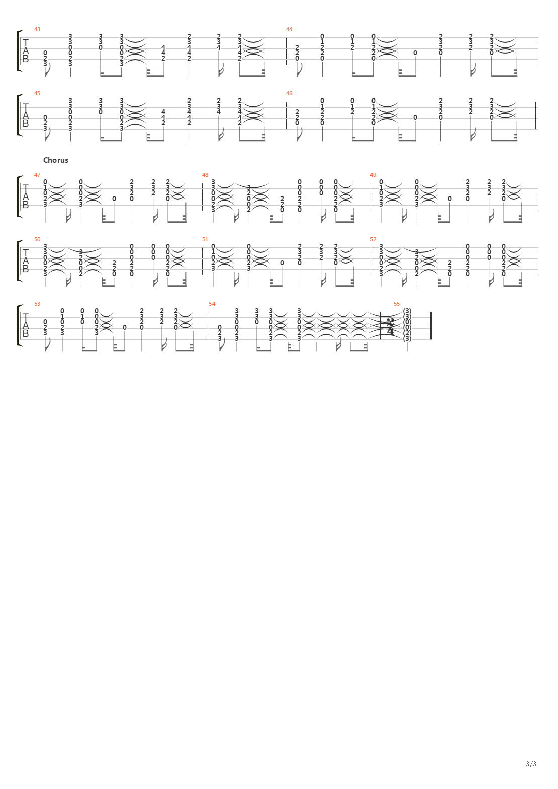 Saving Grace吉他谱