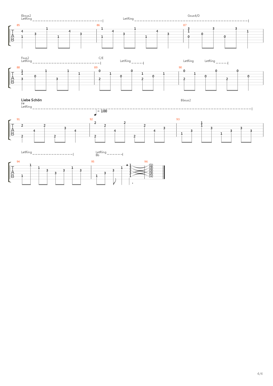 Humdrum吉他谱