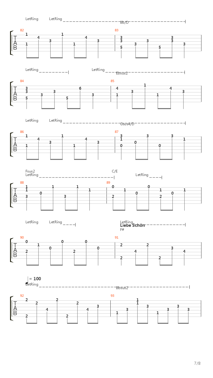 Humdrum吉他谱