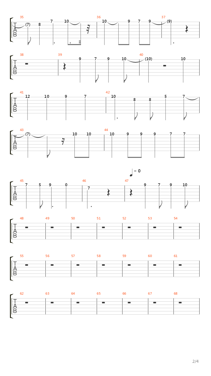 Kupu-kupu Malam吉他谱