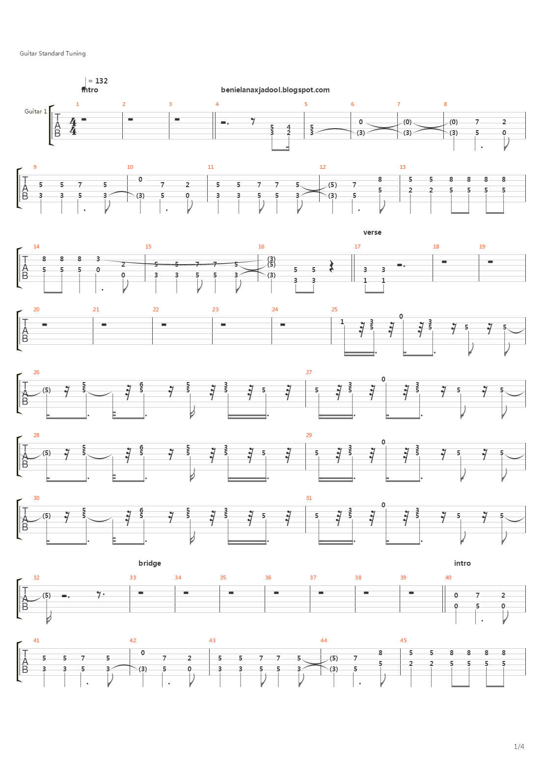 Topeng吉他谱