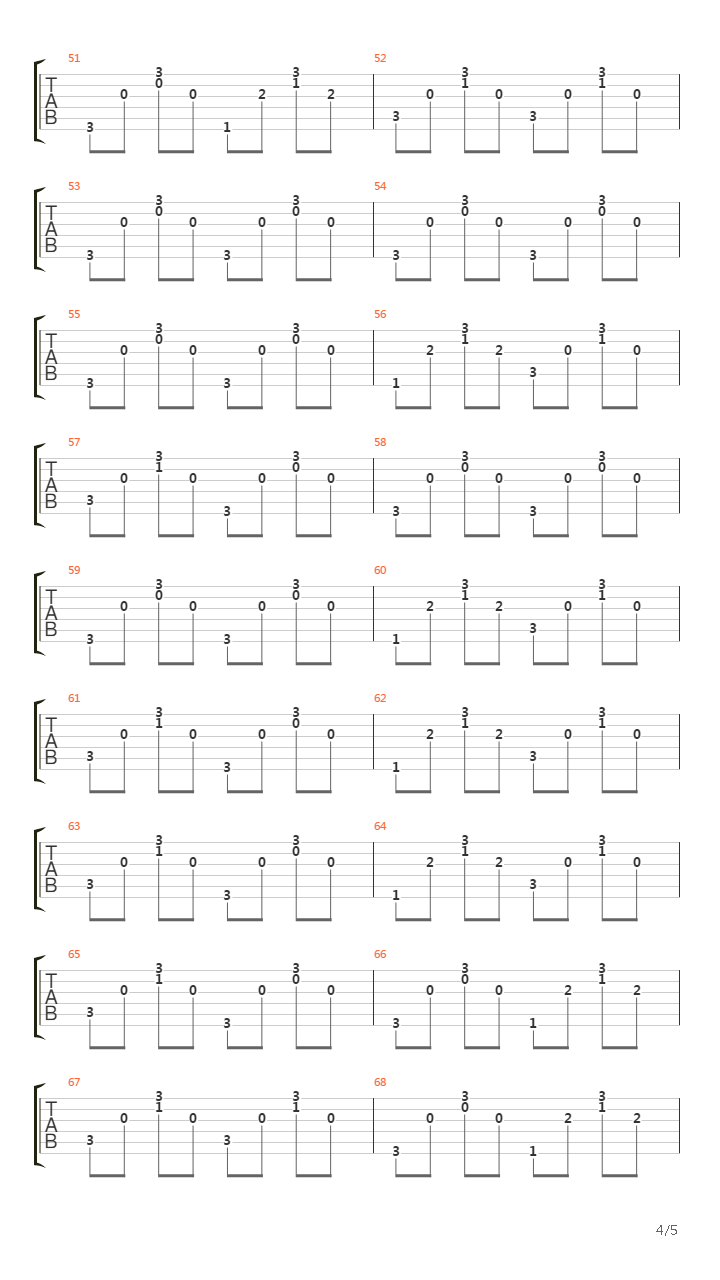 The Coloring Song吉他谱