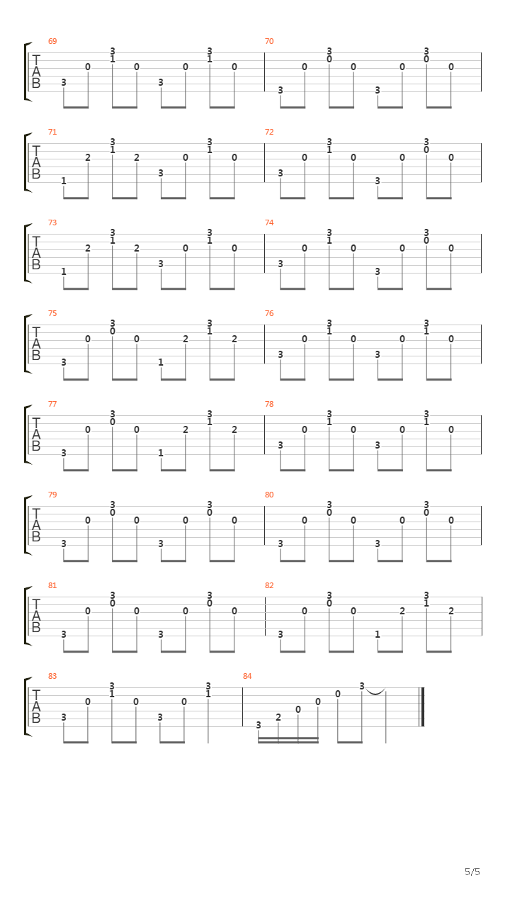 The Coloring Song吉他谱