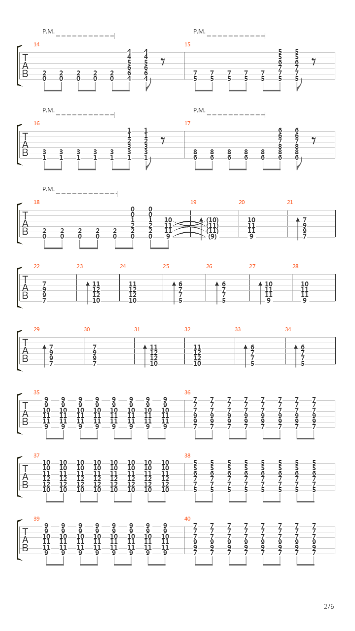 Recap吉他谱