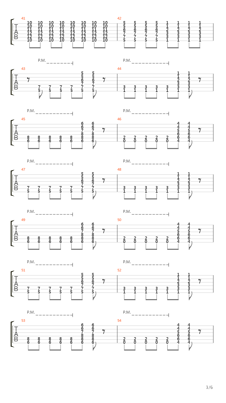 Recap吉他谱