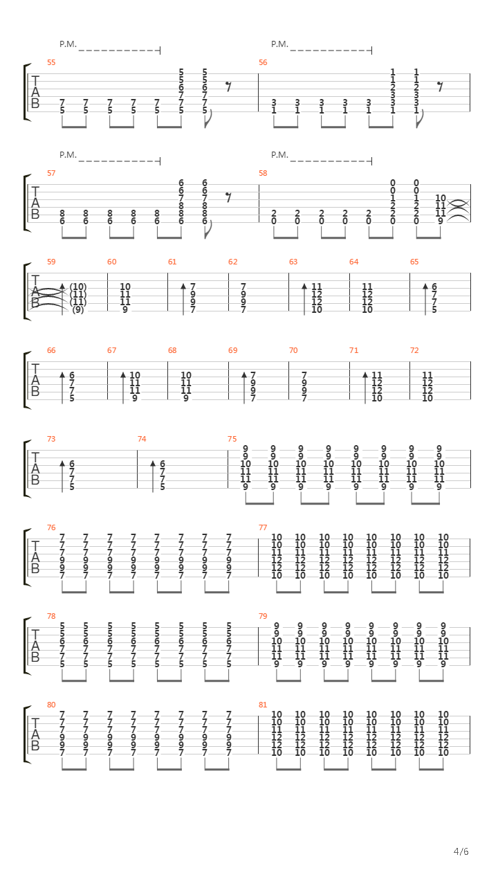 Recap吉他谱
