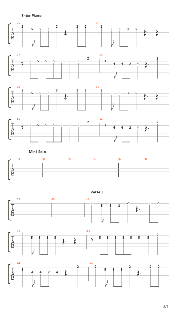 Maestro Della Voce吉他谱