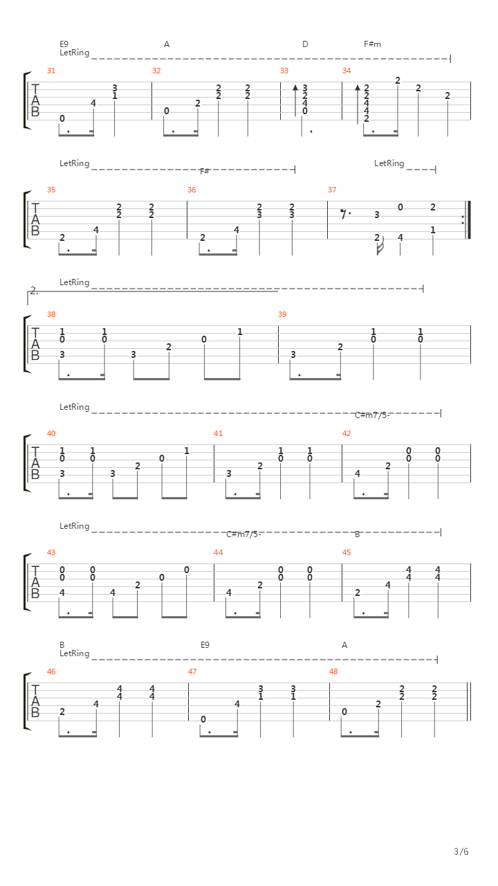 Ct Jardin吉他谱