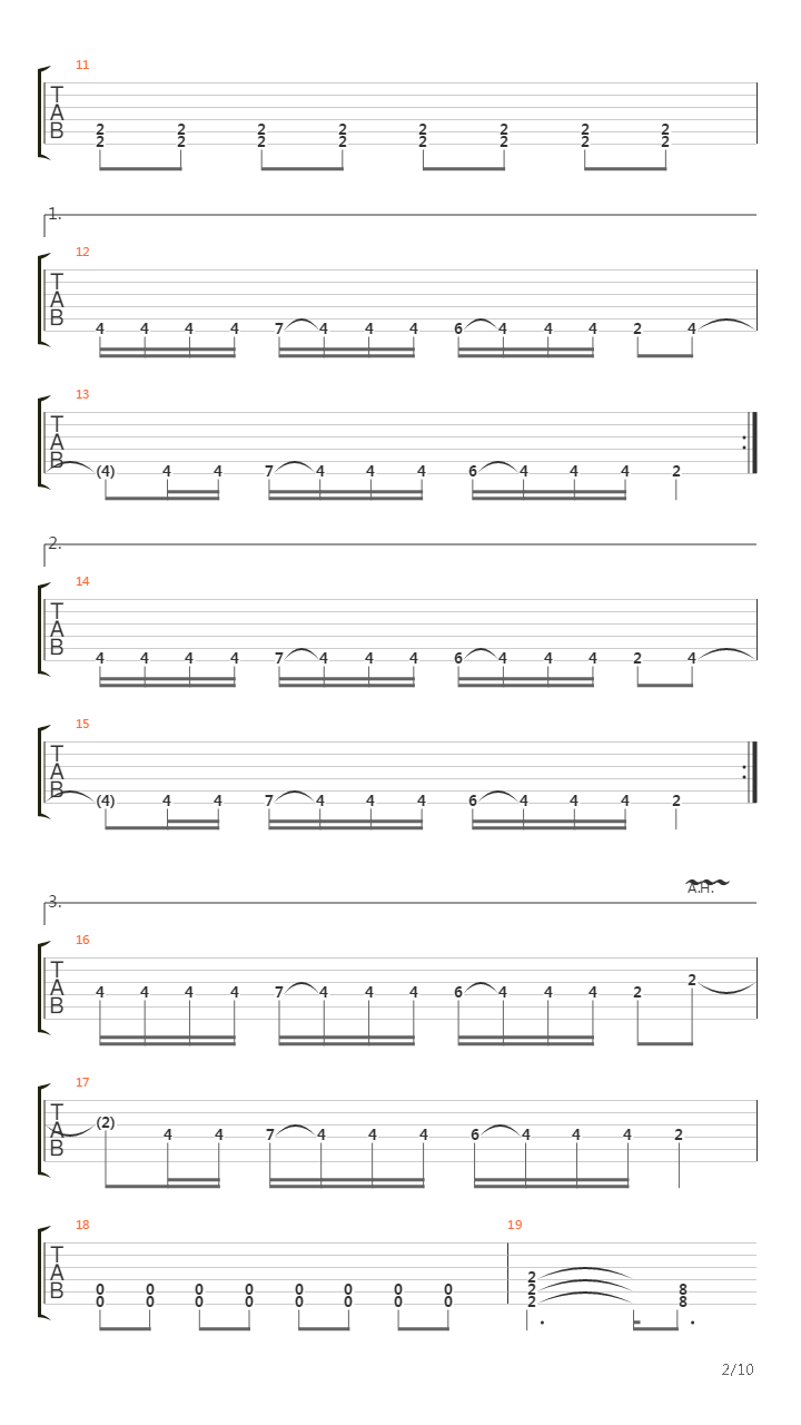 A Pattern In Pain吉他谱