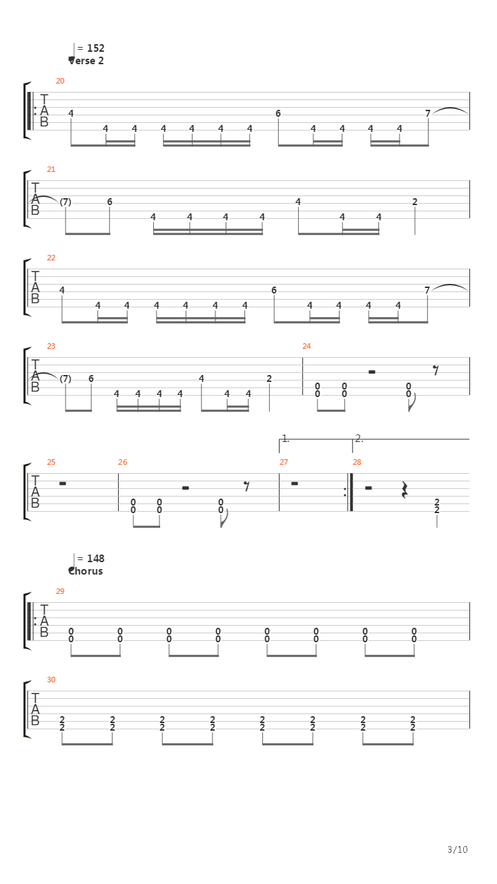 A Pattern In Pain吉他谱