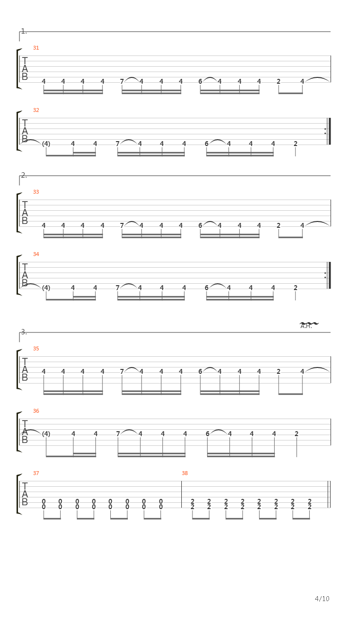 A Pattern In Pain吉他谱