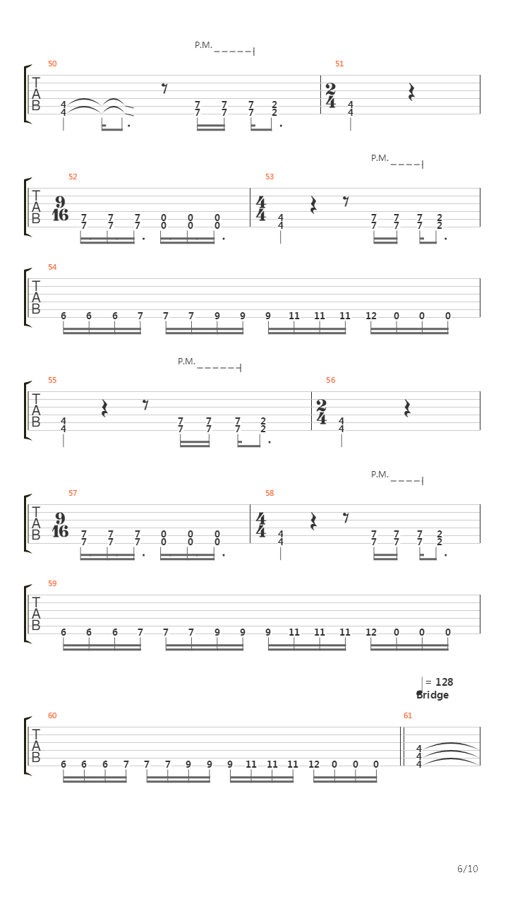 A Pattern In Pain吉他谱