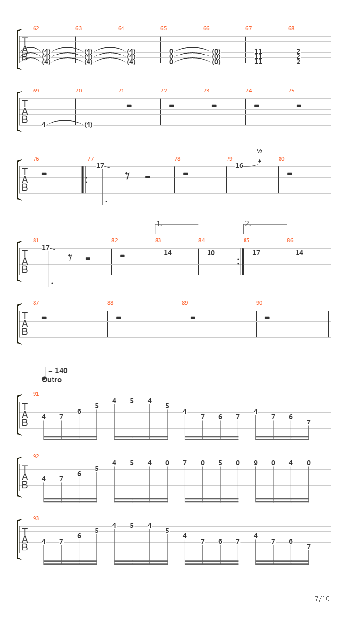 A Pattern In Pain吉他谱