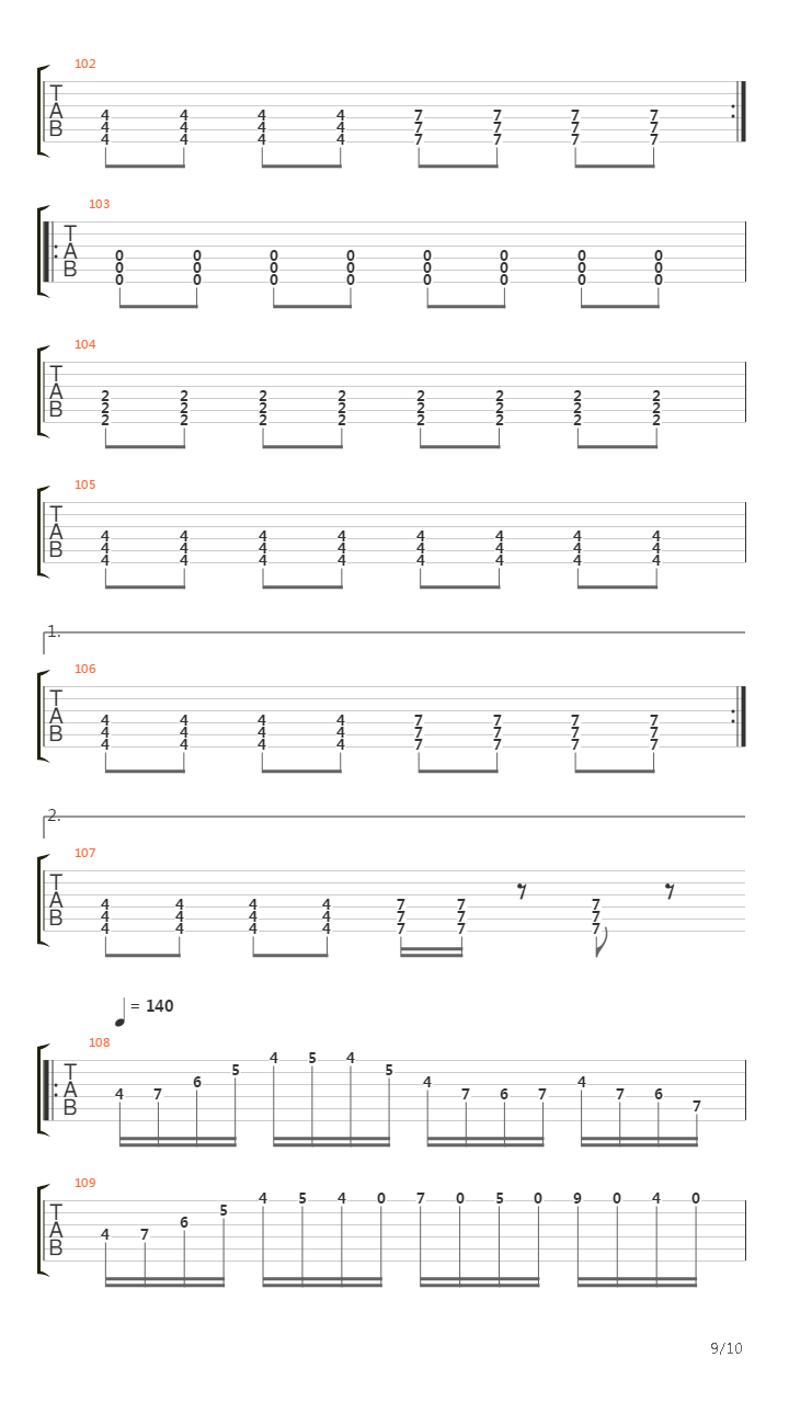 A Pattern In Pain吉他谱