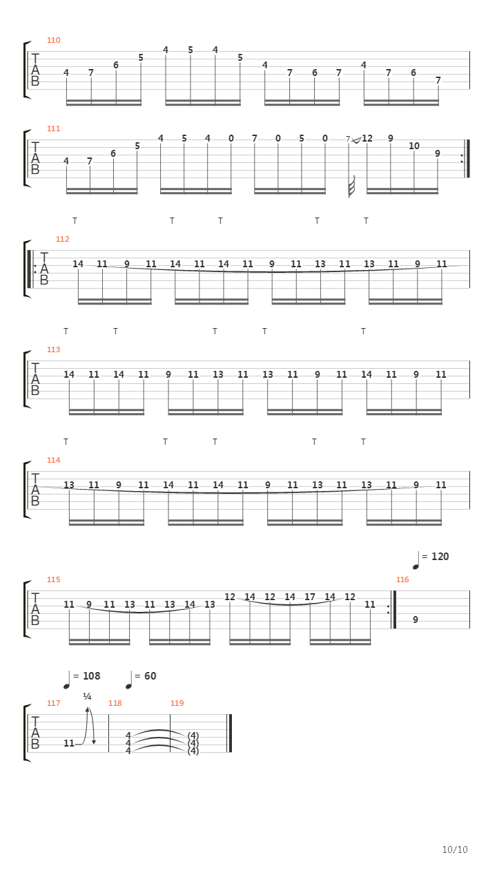 A Pattern In Pain吉他谱