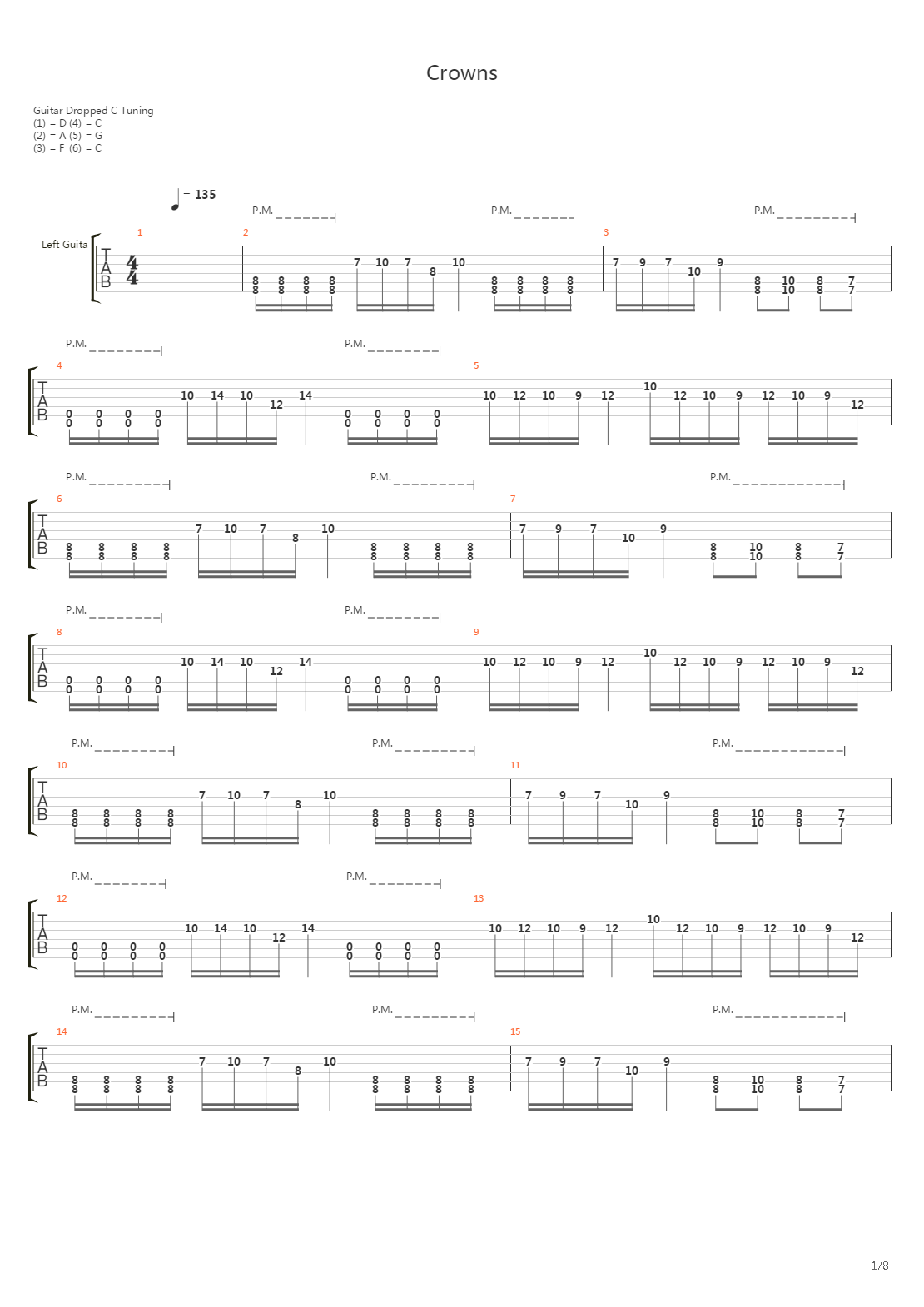 Crowns吉他谱