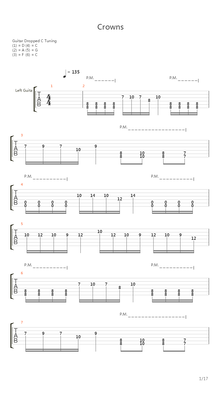 Crowns吉他谱