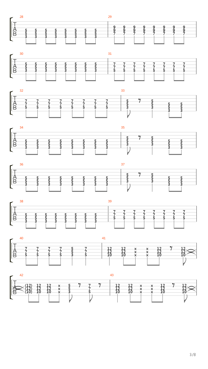 Nada Que Perder吉他谱