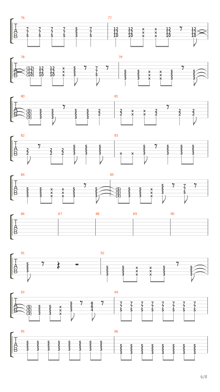 Nada Que Perder吉他谱
