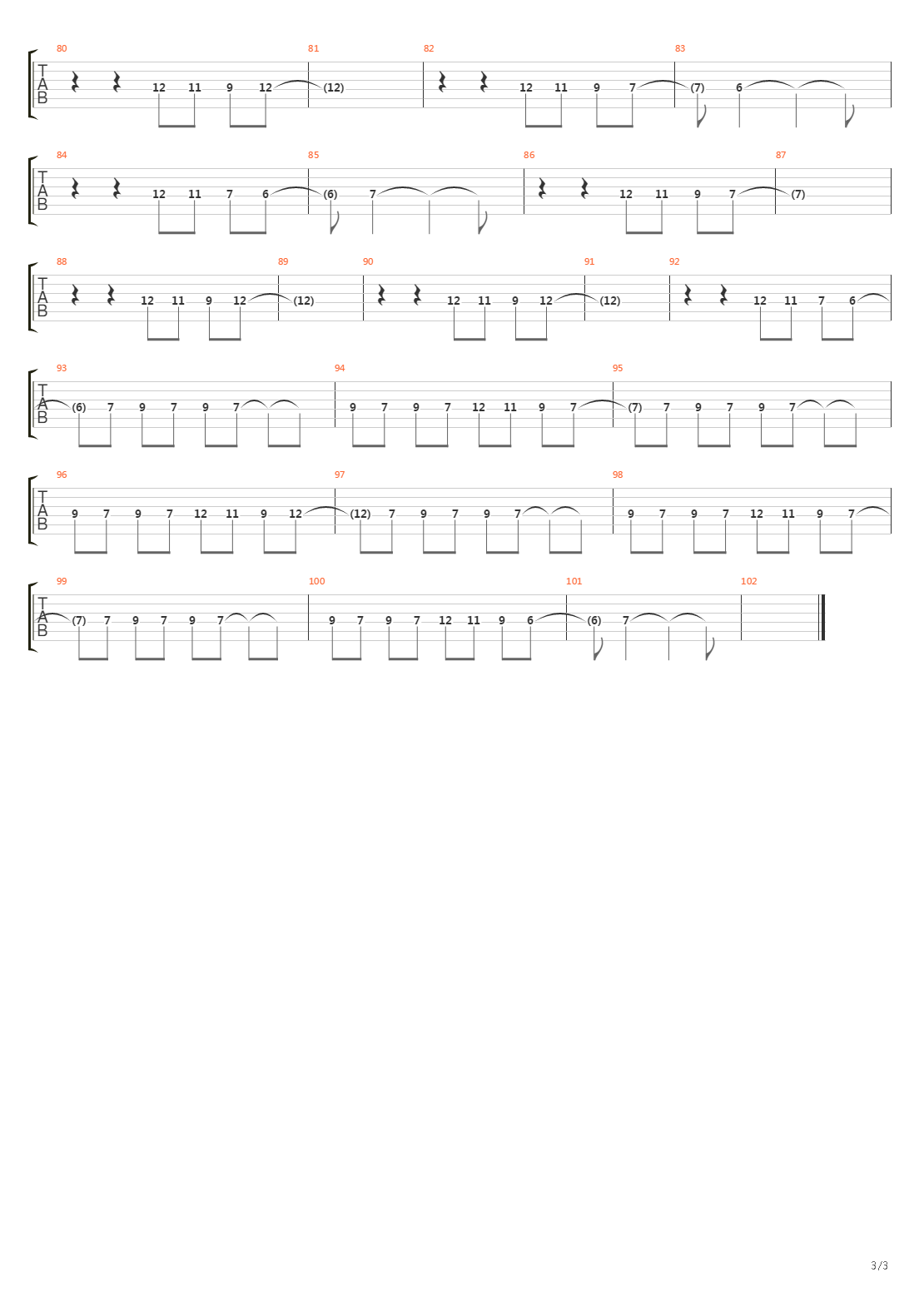 Te Entiendo吉他谱