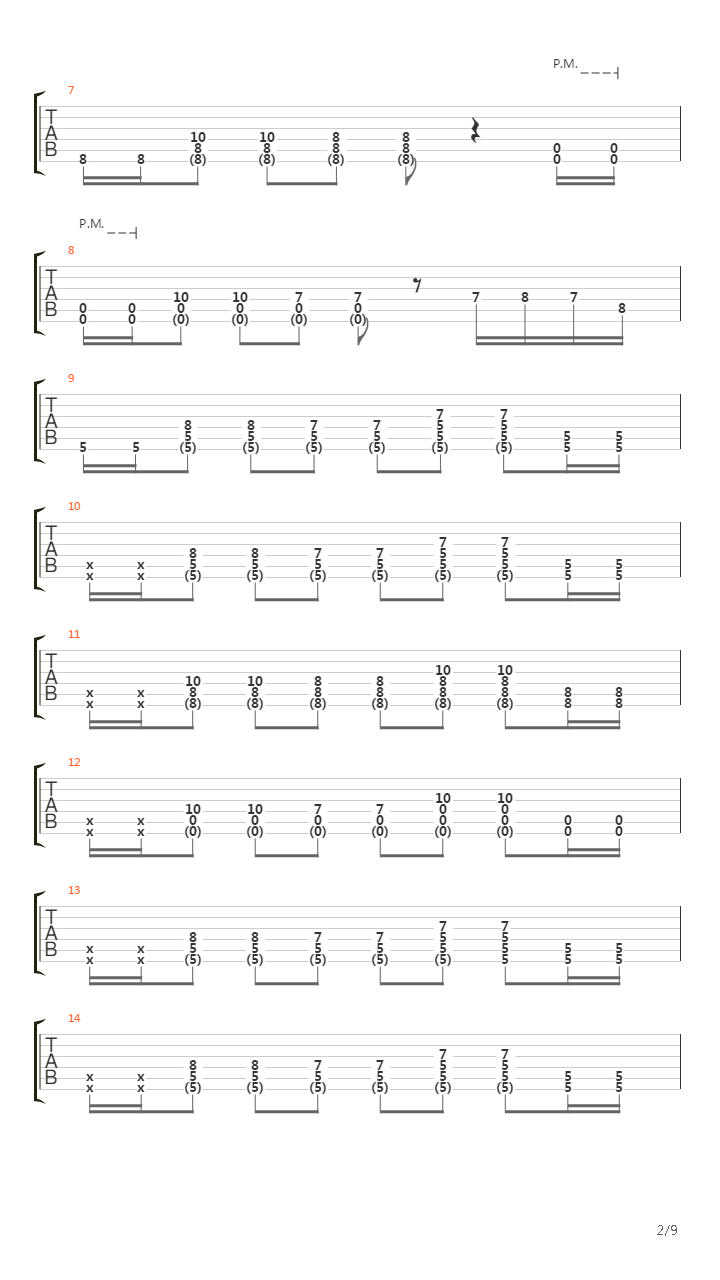 Frontline吉他谱