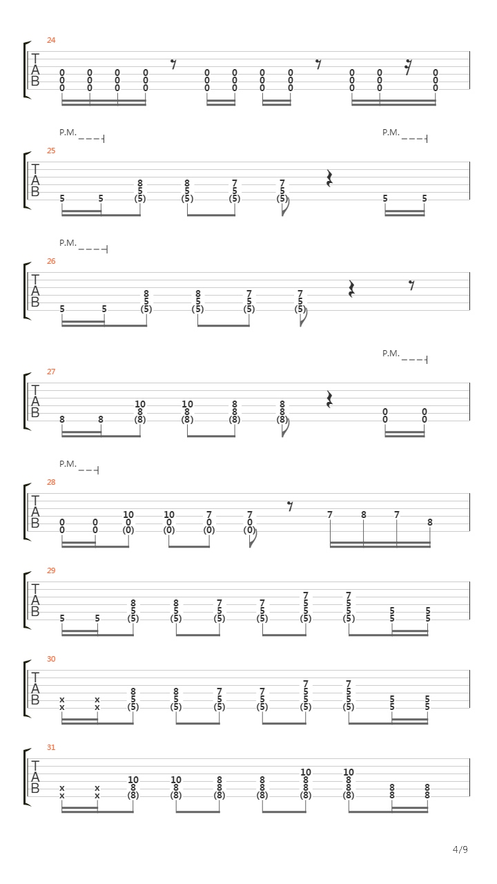 Frontline吉他谱