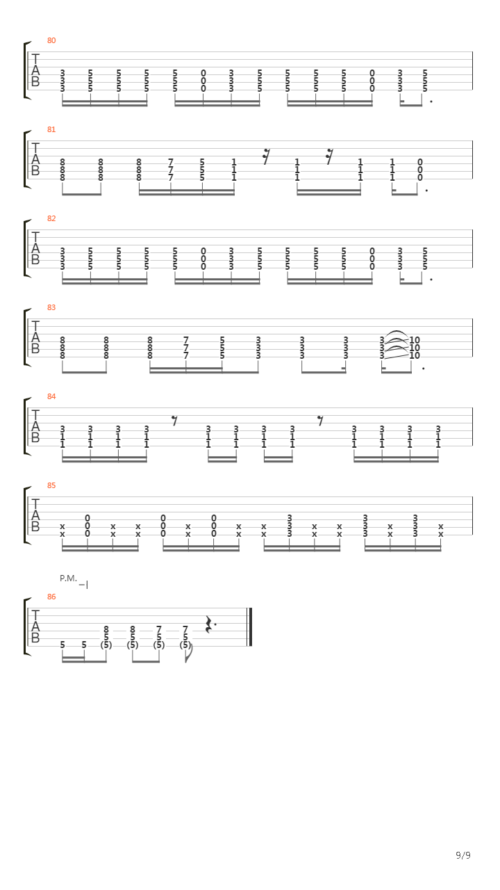 Frontline吉他谱