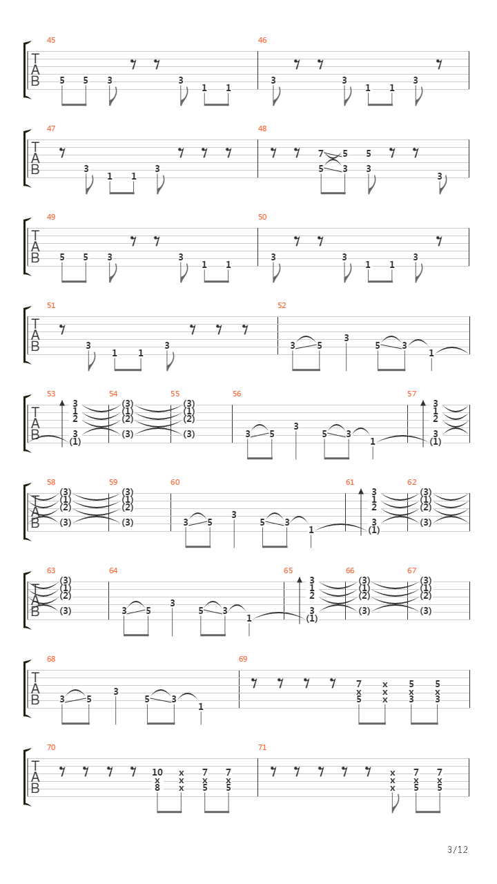 Barnes吉他谱