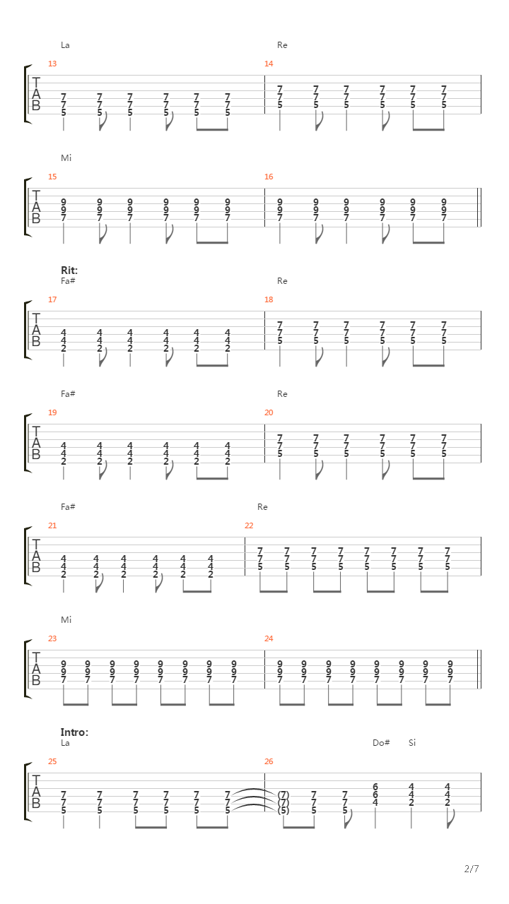 Life During Wartime吉他谱