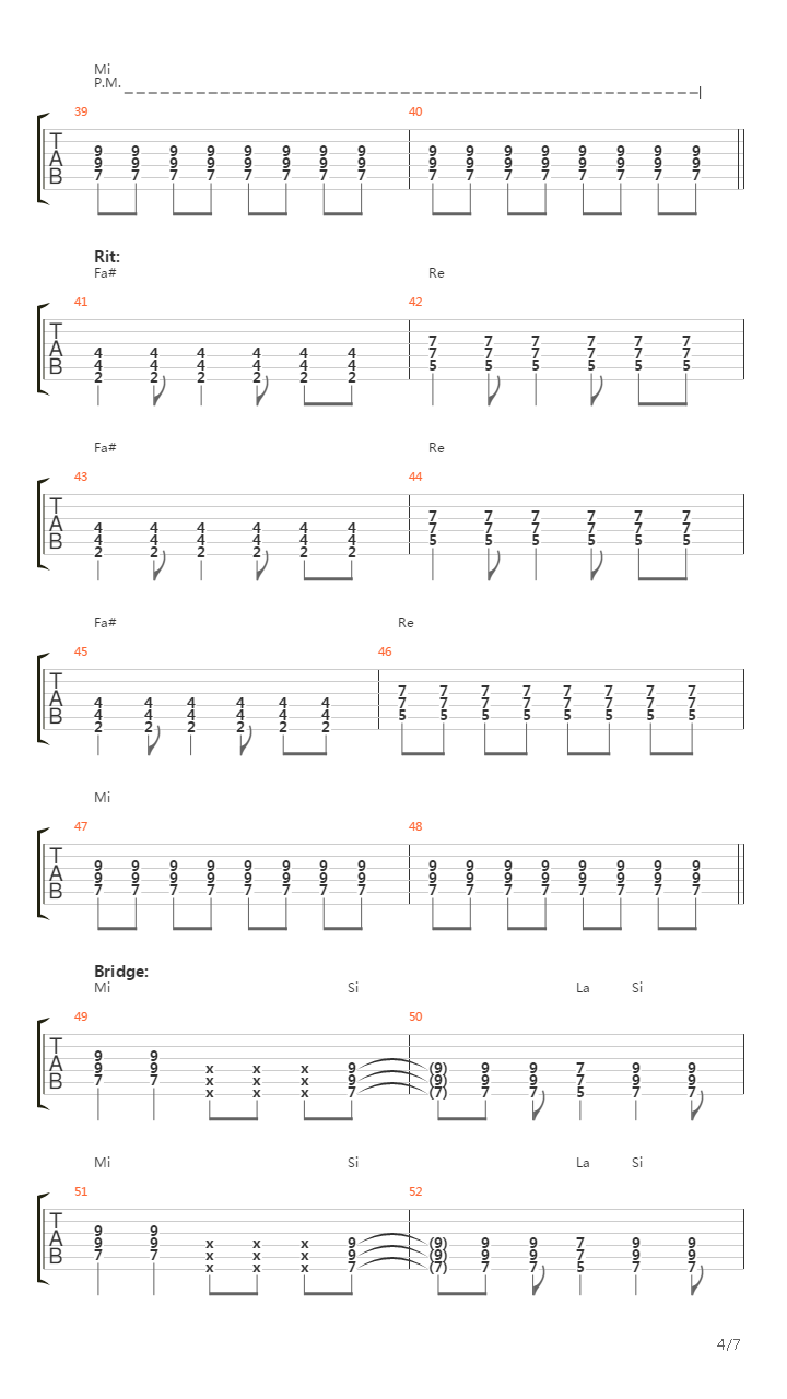 Life During Wartime吉他谱