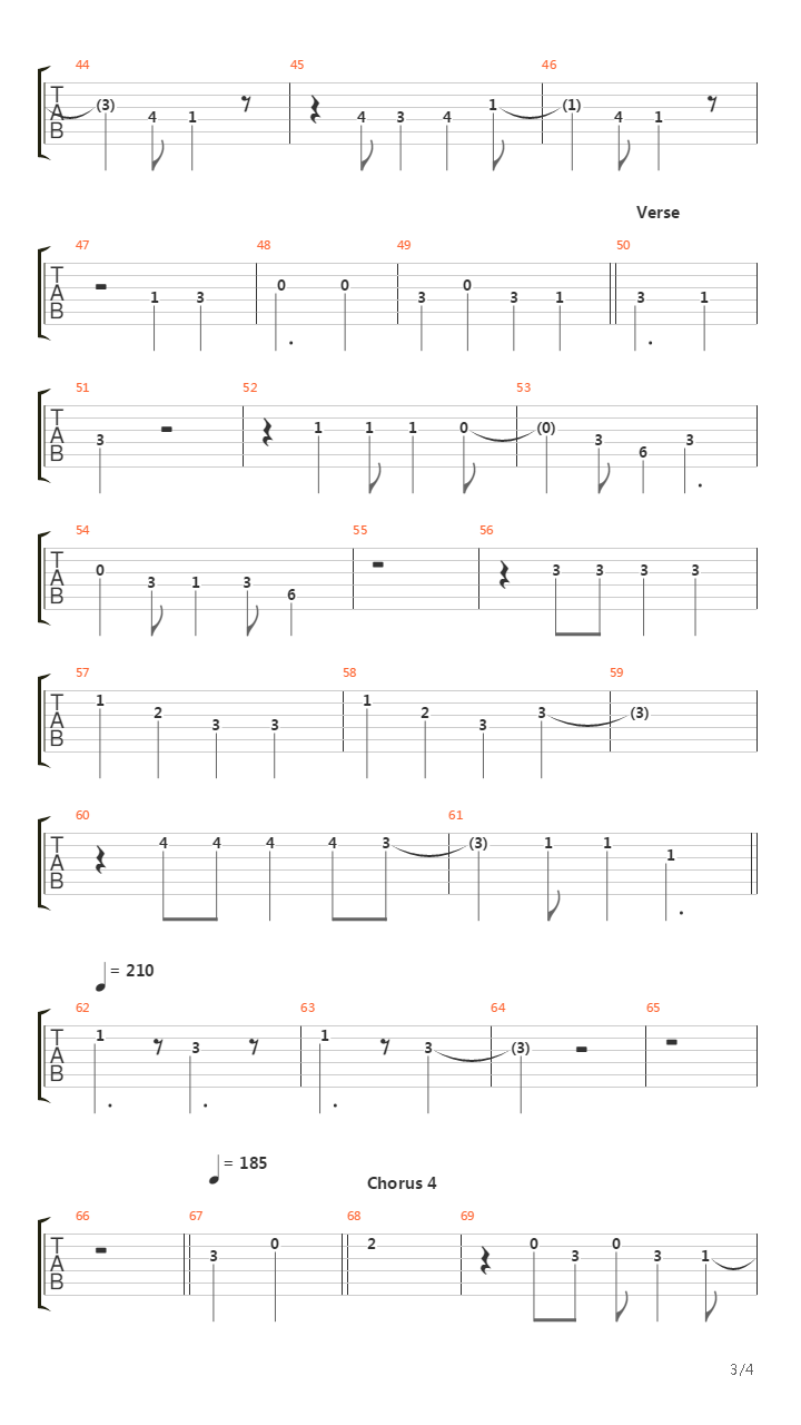 Mahogany吉他谱