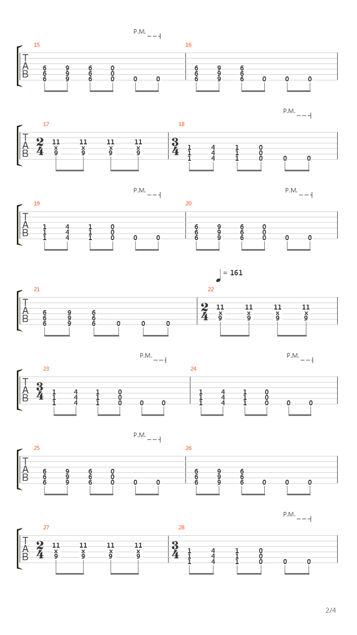 Necromance Theater吉他谱