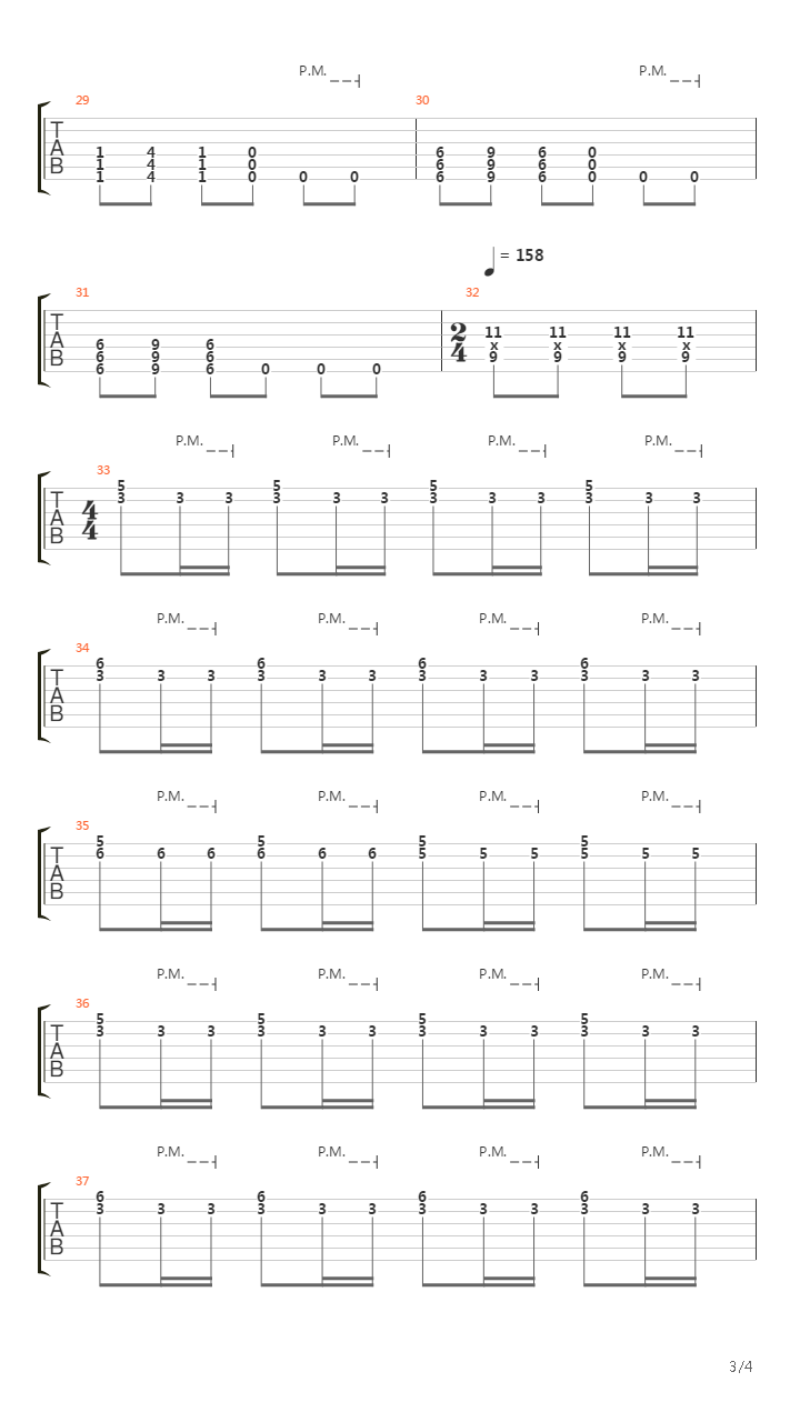 Necromance Theater吉他谱