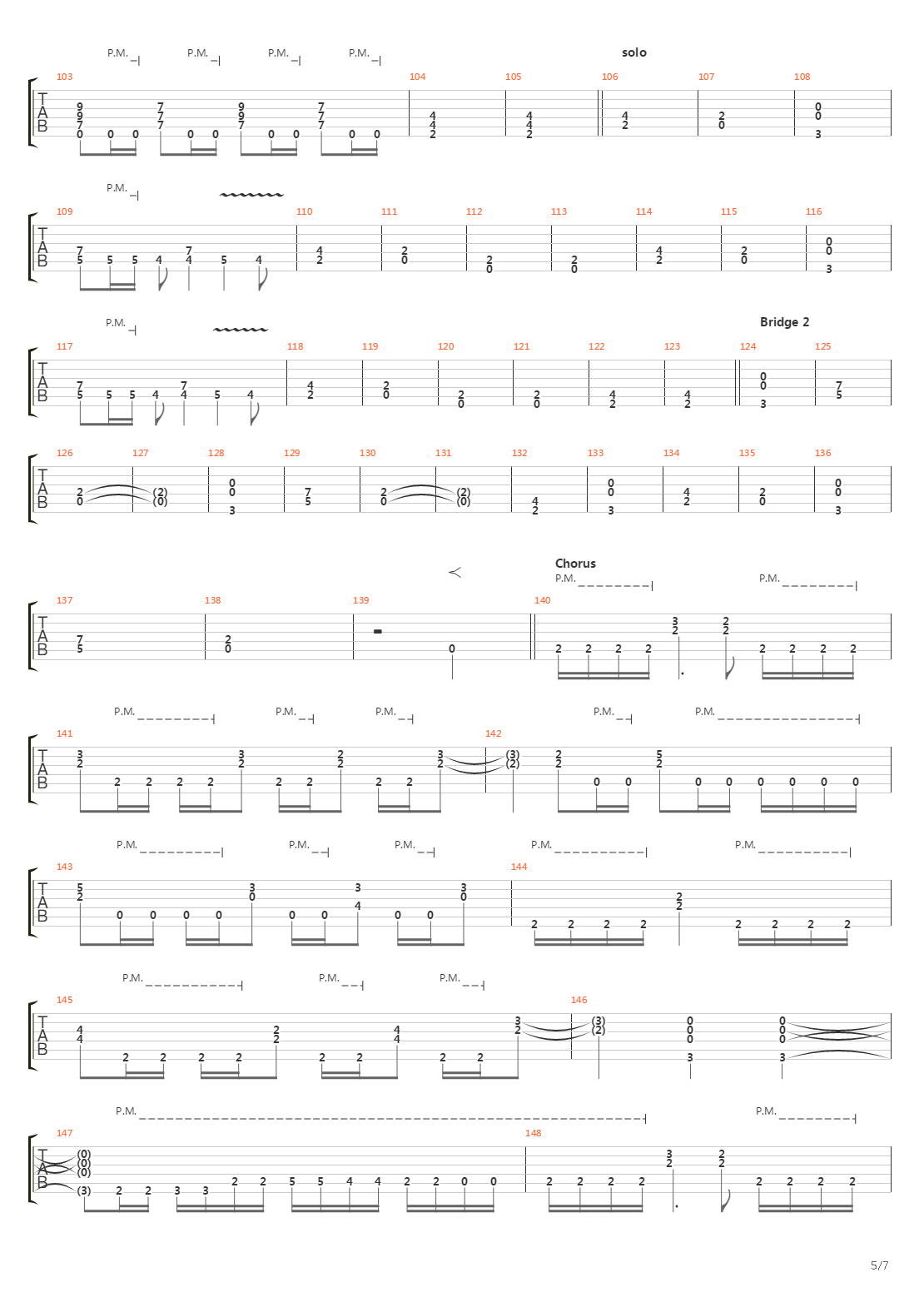 Cross The Line吉他谱