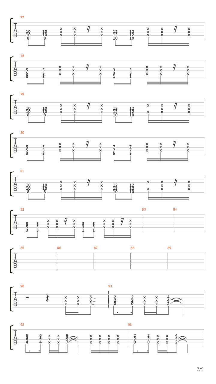 Aria吉他谱