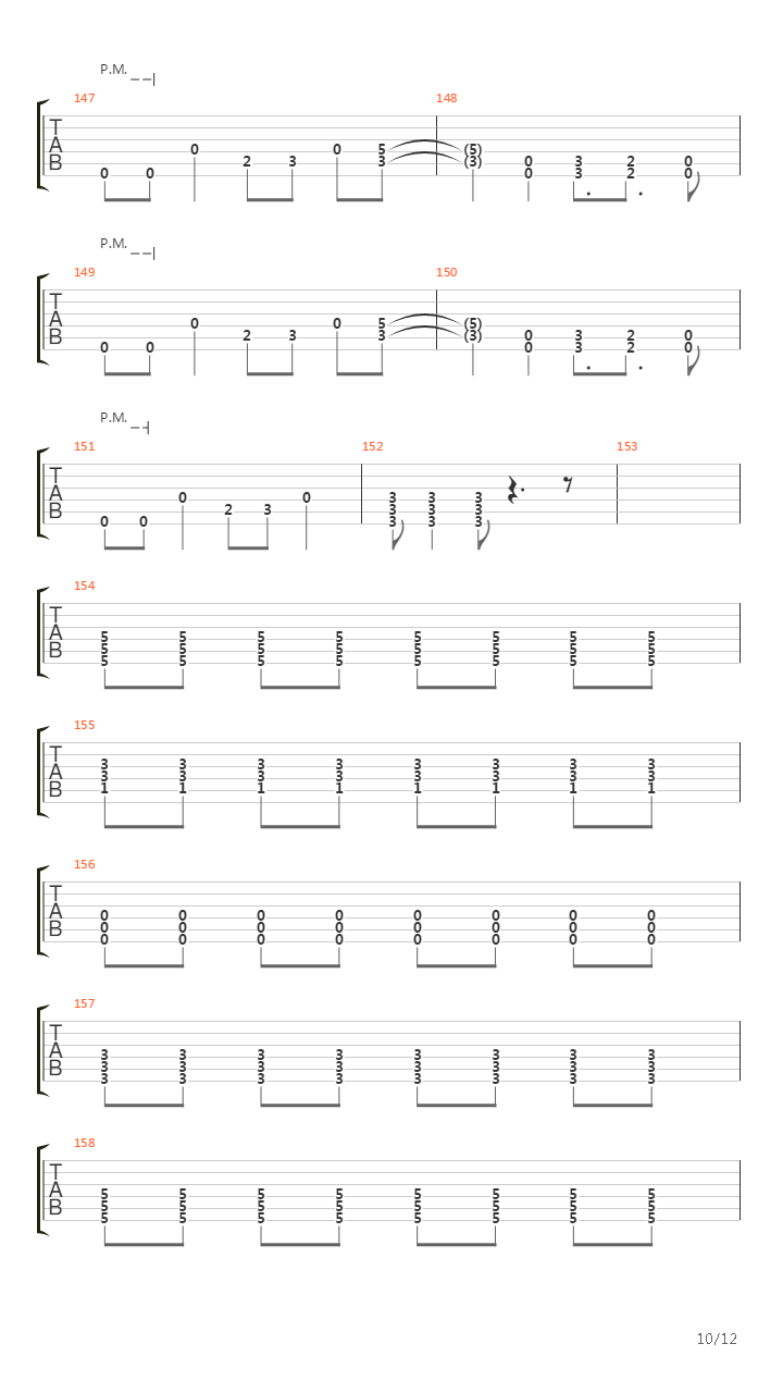 Ghost吉他谱