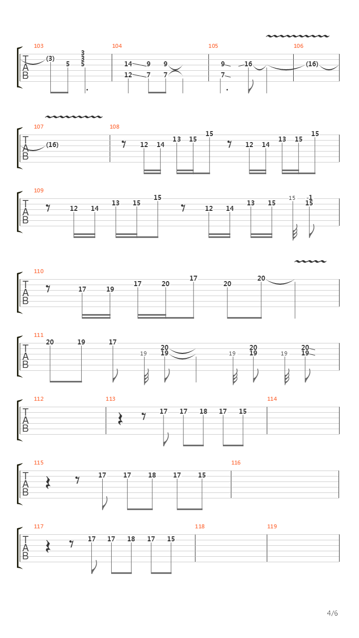 Tsumetai Hikari吉他谱