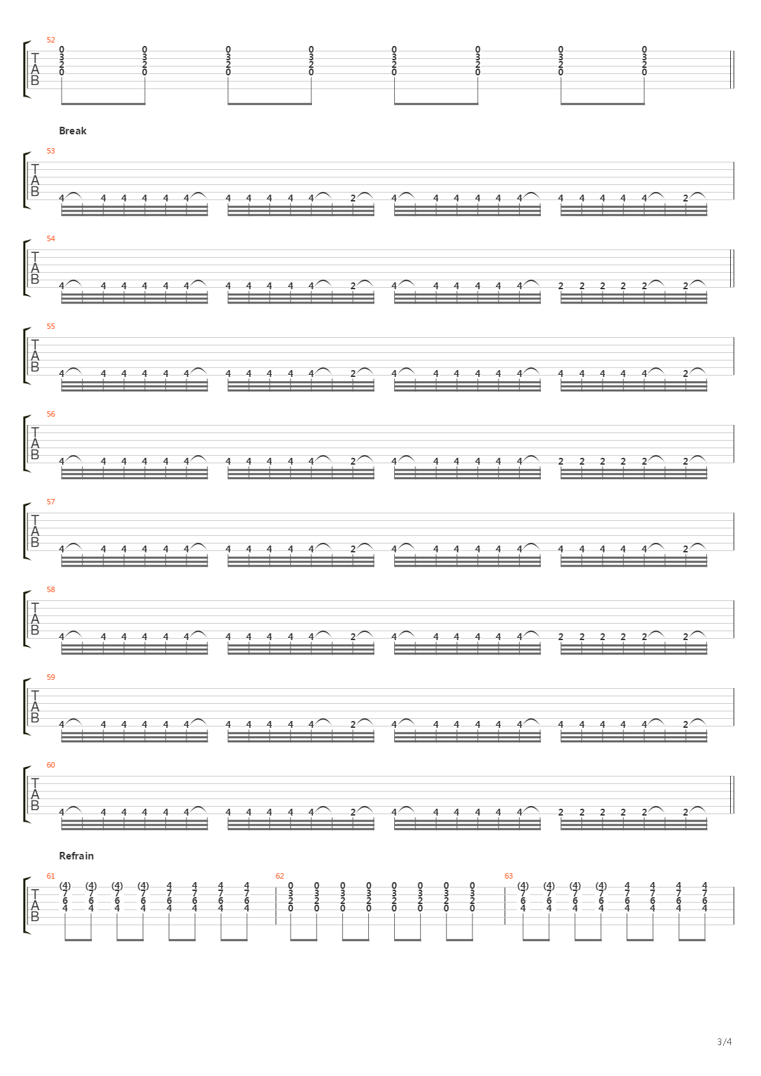 1977吉他谱