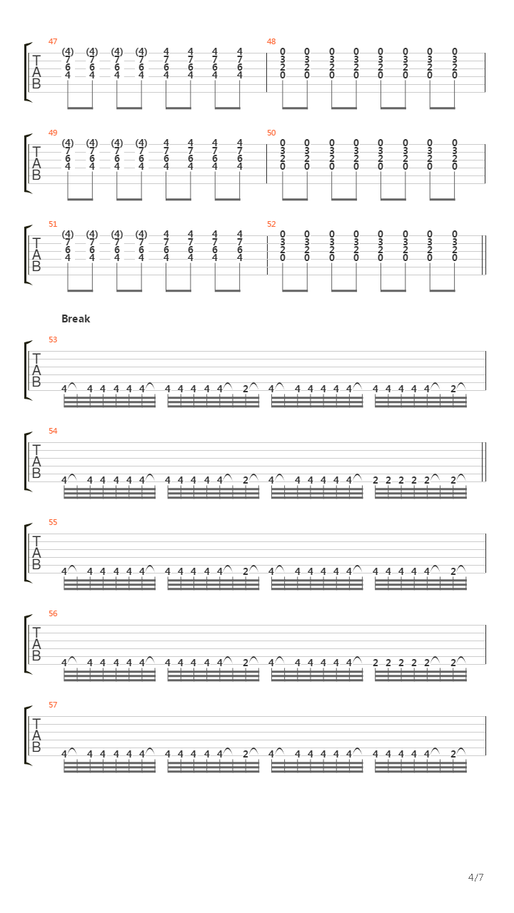 1977吉他谱