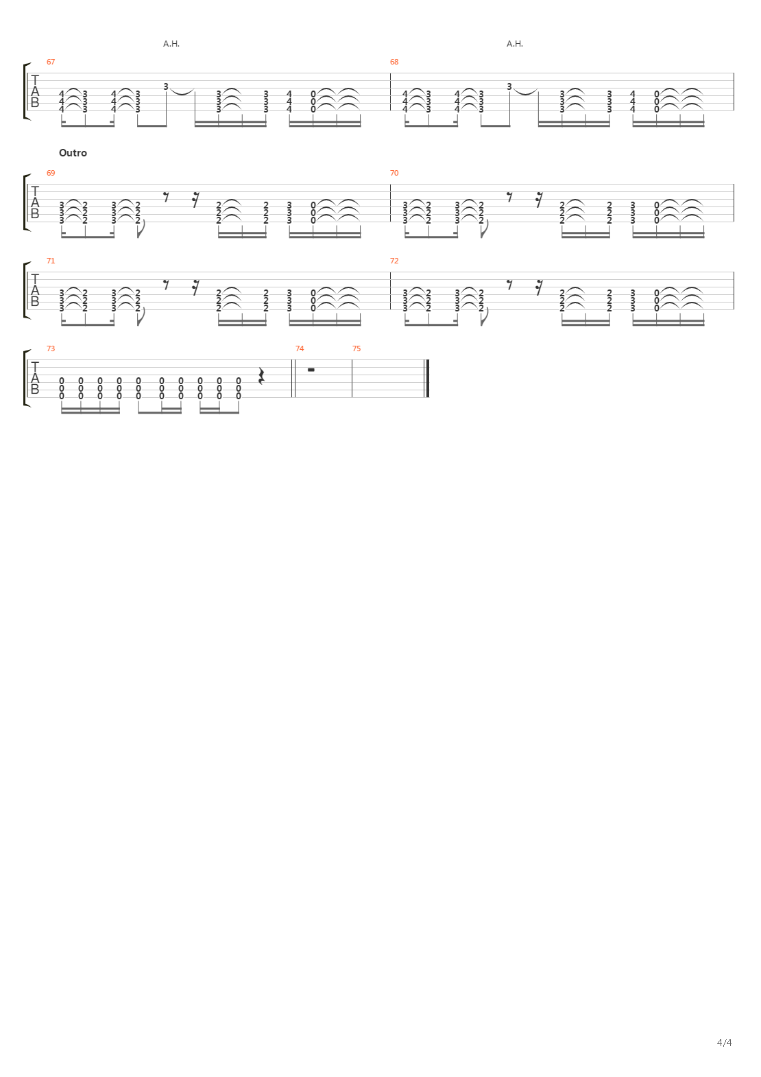 Blohm Vraie Partition吉他谱