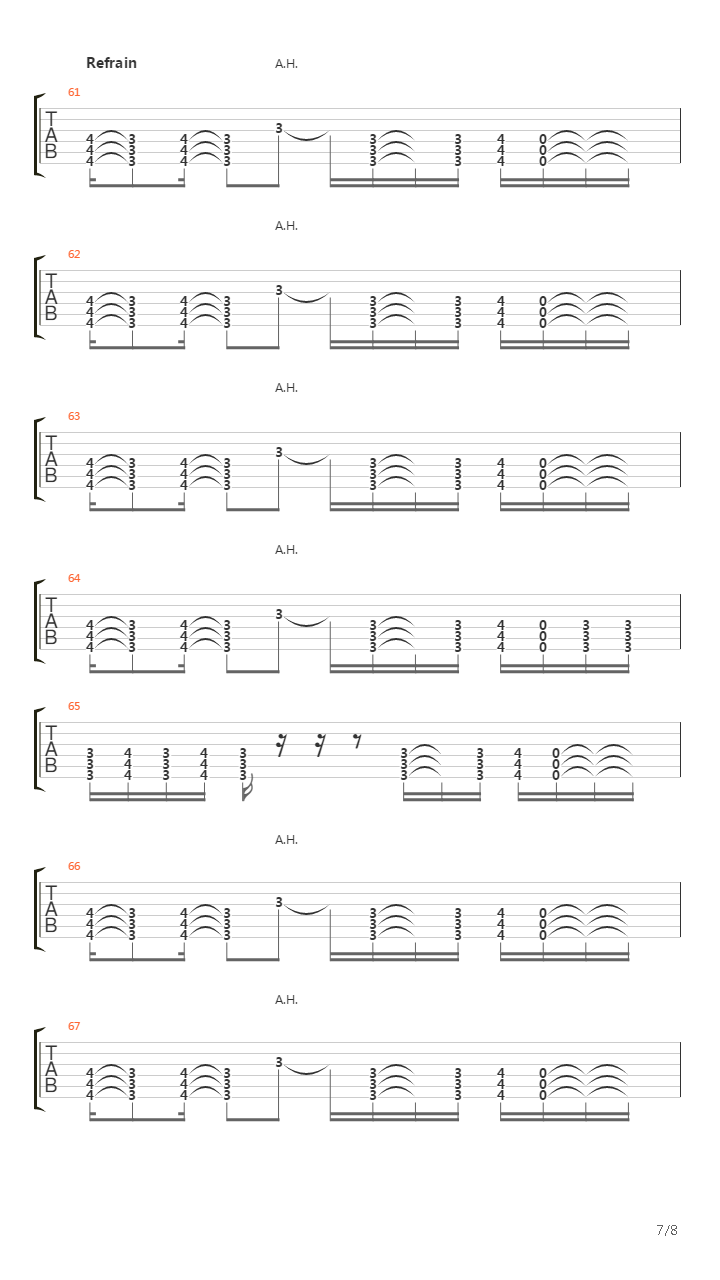 Blohm Vraie Partition吉他谱