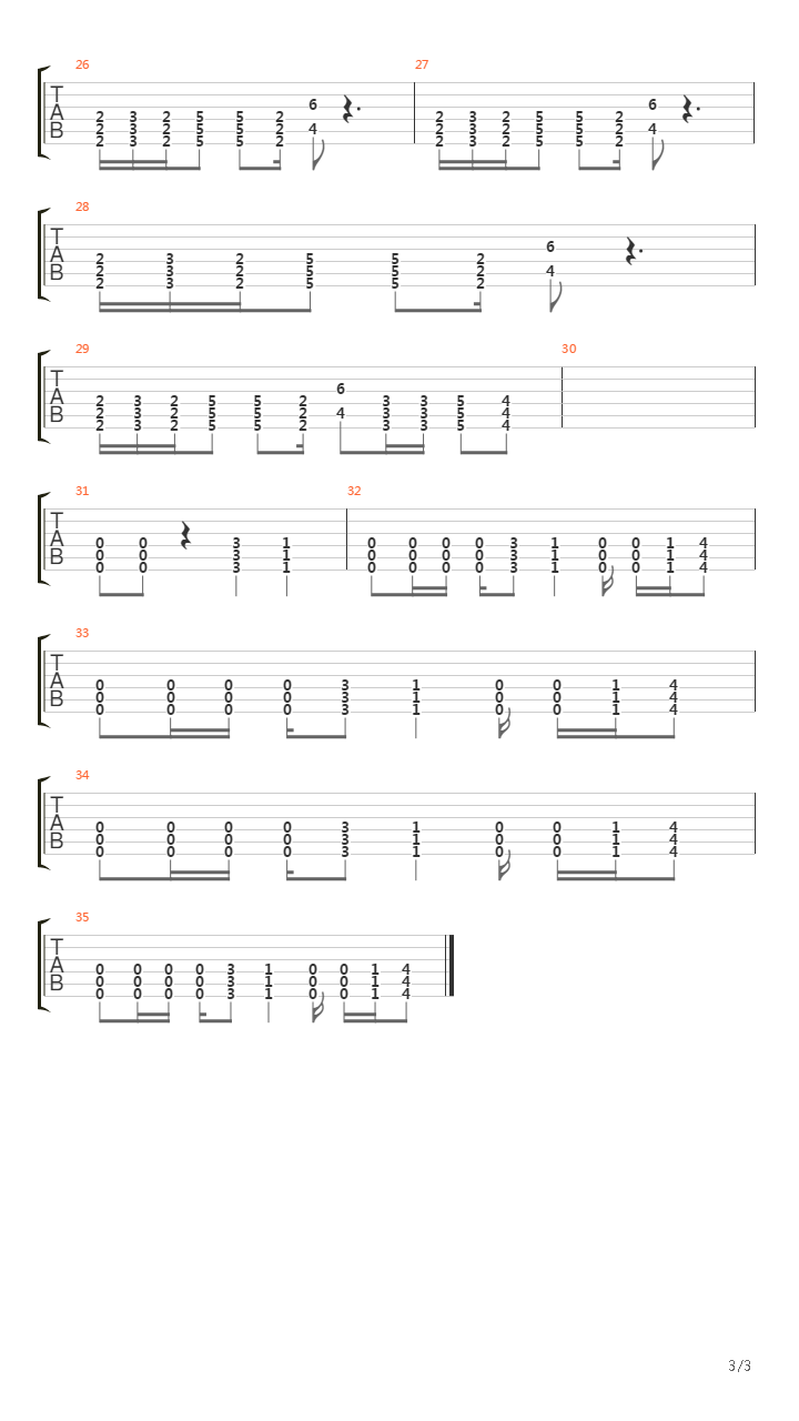 Nawak吉他谱