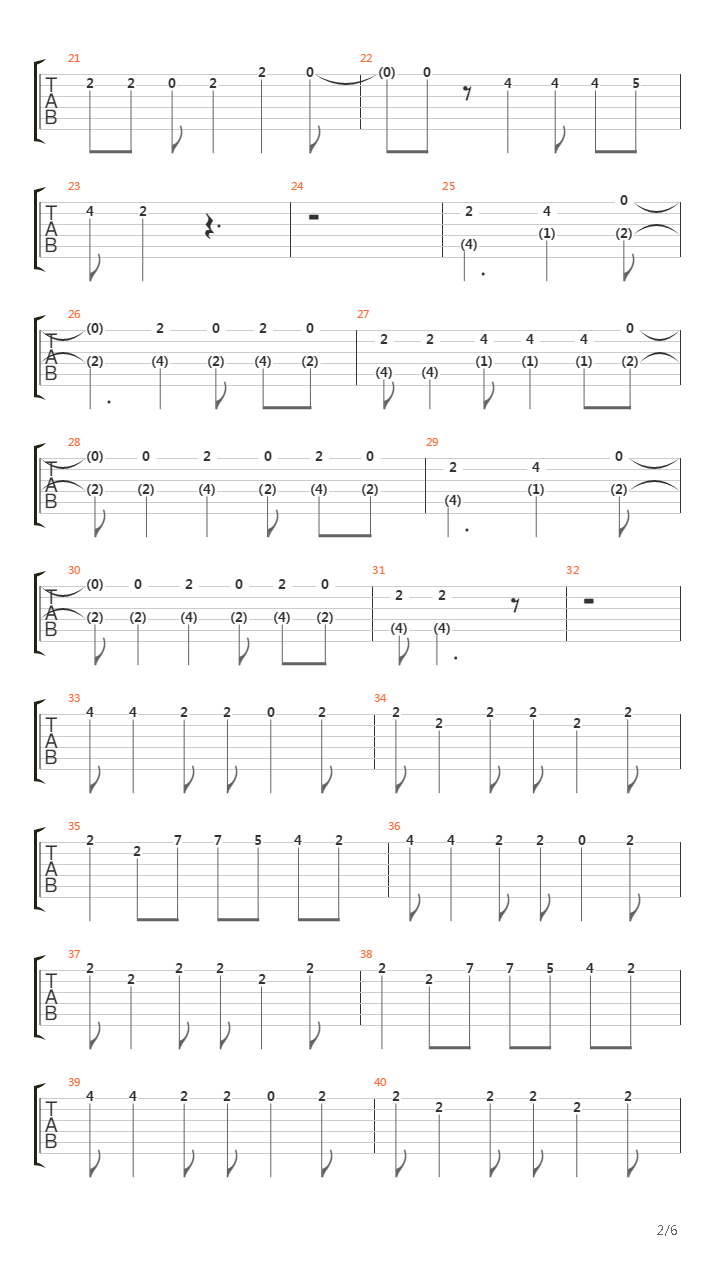 Kovemmat Kadet吉他谱