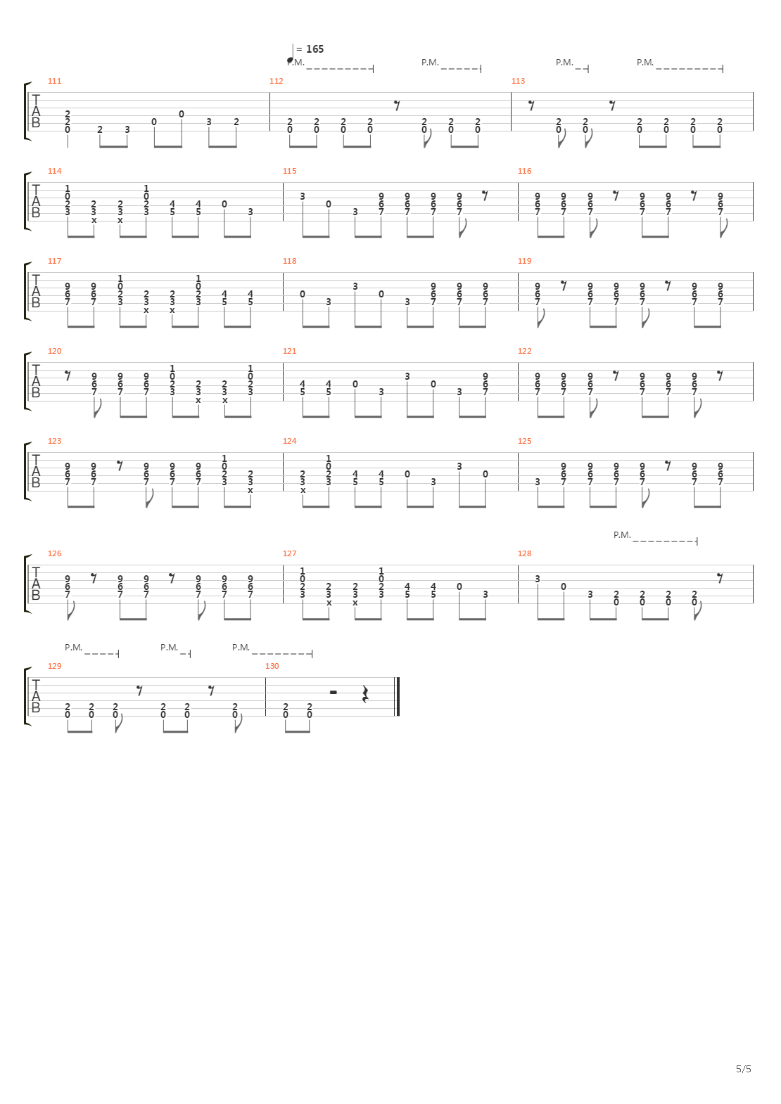 Torn吉他谱